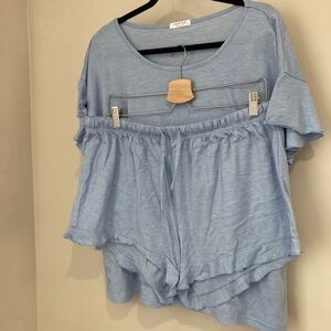 3/$15 Women's Light Blue Pajama Set